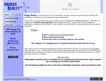 Tablet Screenshot of briggsrealtyonline.com